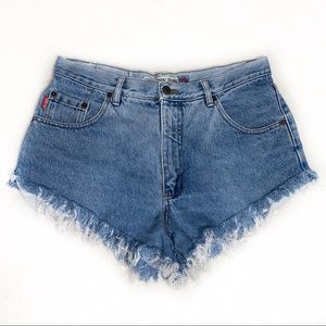 Bugle Boy Vintage High waist cutoff shorts 33